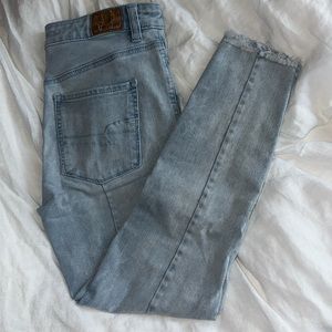 AE jeggings high rise crop